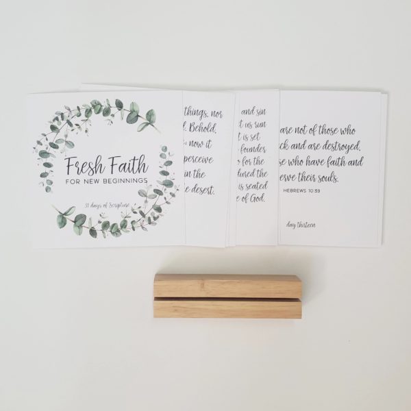 Fresh Faith for New Beginnings Scripture Card Set - Image 4